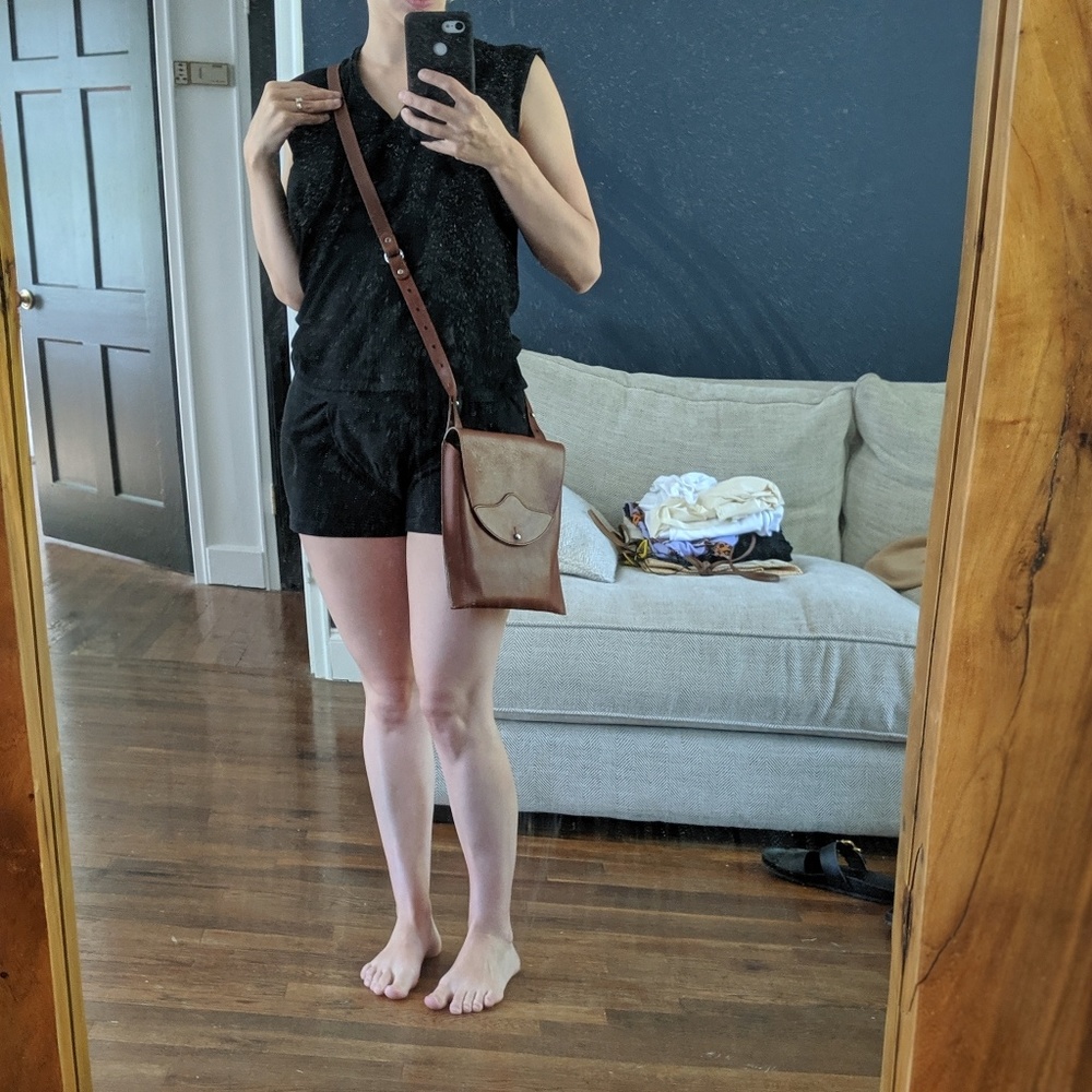 Leather Crossbody Bag (New with tags!)